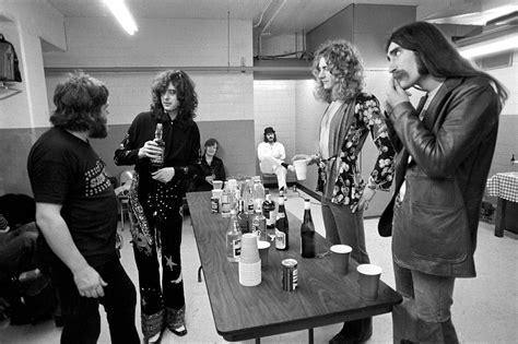 band backstage | Led zeppelin, Zeppelin, Robert plant led zeppelin