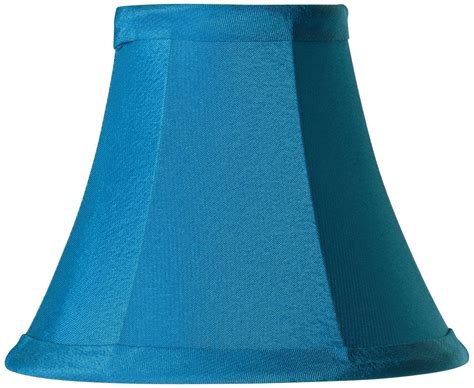 Blue Fabric Lamp Shade 3x6x5 (Clip-On) - #X0052 | Lamps Plus | Lamp shade, Blue fabric, Lamp