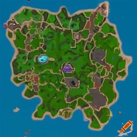 Fortnite chapter 5 map on Craiyon