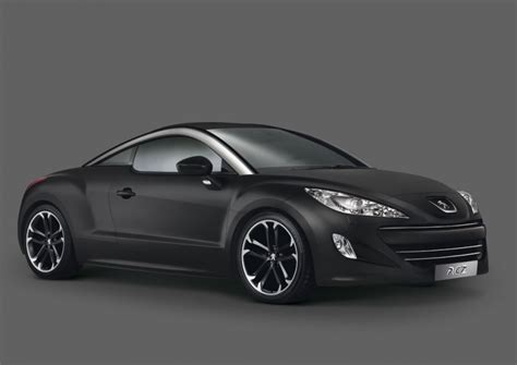 Looks Like a Car: Peugeot RCZ Asphalt Black matte The first official photos