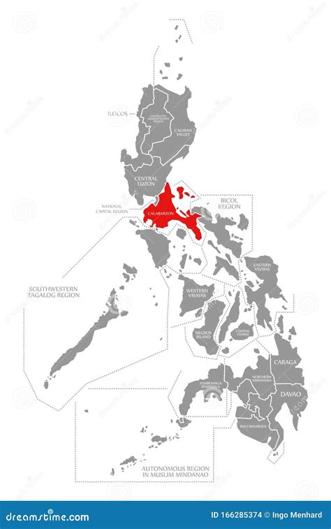 Calabarzon Physical Map