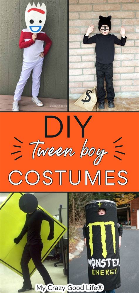 Diy tween boy costume ideas – Artofit