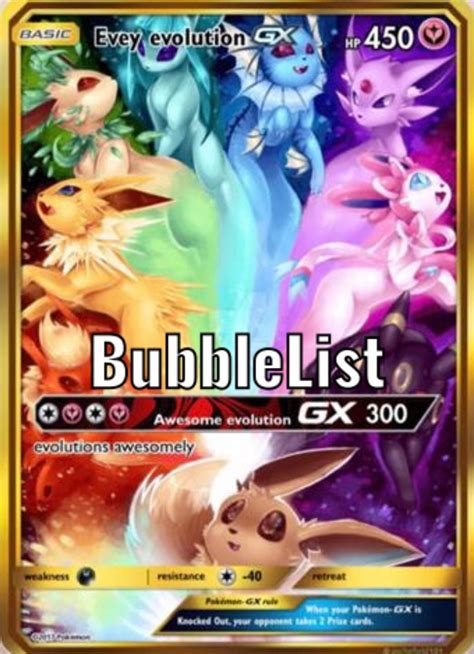 Evee Eeveelutions Pikachu Ash Vmax Gaming Shining Gx Ex M Mega - Etsy