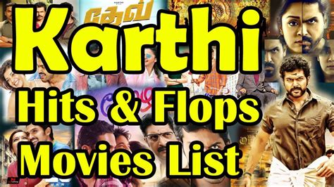 Actor Karthi Movie List / Karthi is a popular actor. - Racetes