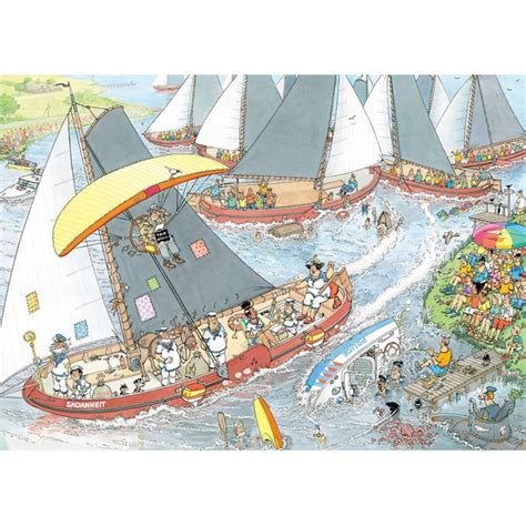 The Cheese Market & Sailboat Race (2x1000 Pieces) – The Puzzle Academy