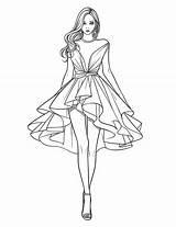 49 Stunning Dress Coloring Pages For Kids And Adults  Our Mindful Life sketch template
