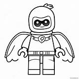 Lego Robin Coloring Page 47643 37658 sketch template