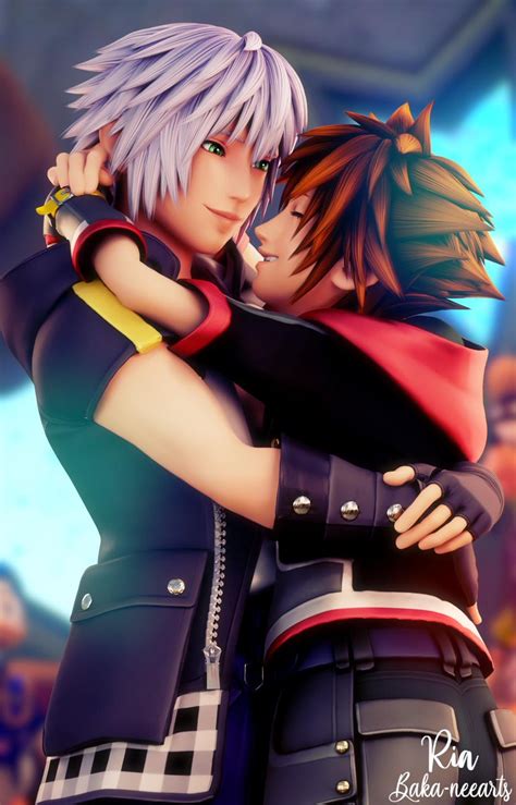 RIKU!" #Soriku #Sora #Riku #KingdomHea」|Ria 🐇のイラスト