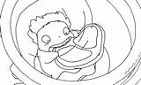 Ponyo Printable Coloring Page  Free Pages sketch template