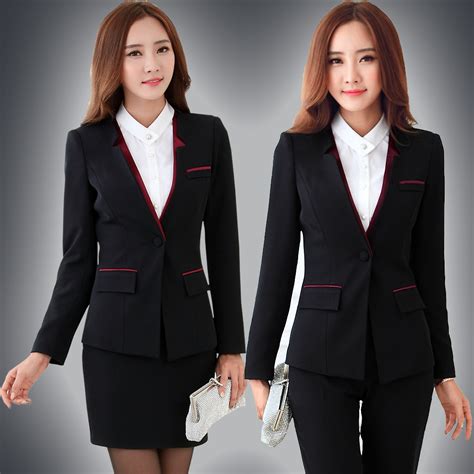 [USD 47.43] Hotel front desk dress manager Foreman reception uniform beautician front interview ...