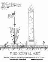 Boardwalk Coloring Pages sketch template
