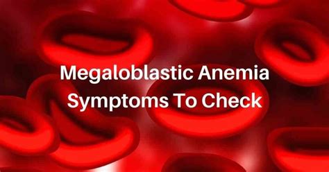 Megaloblastic Anemia Symptoms To Check – DoctorOnHealth