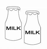 Milk Coloring Jug Carton Glass Sketch Pages Drawing Dairy Frame  sketch template