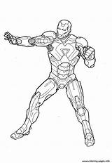 Avengers Iron Man Coloring Pages sketch template