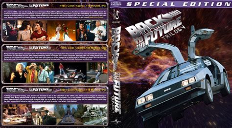 Back to the Future Trilogy blu-ray cover (1985-1990) R1 Custom