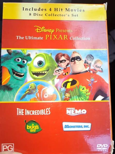 DISNEY ULTIMATE PIXAR Collection - 4 double-DVD box set - region 4 $19.99 - PicClick AU