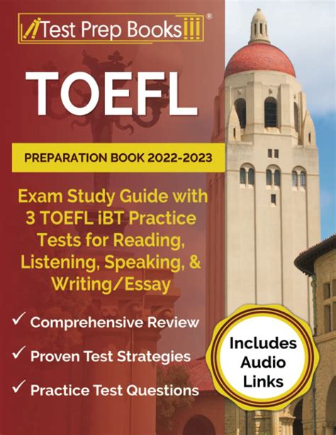 TOEFL Preparation Book 2022-2023: Exam Study Guide with 3 TOEFL iBT Practice Tests for Reading ...