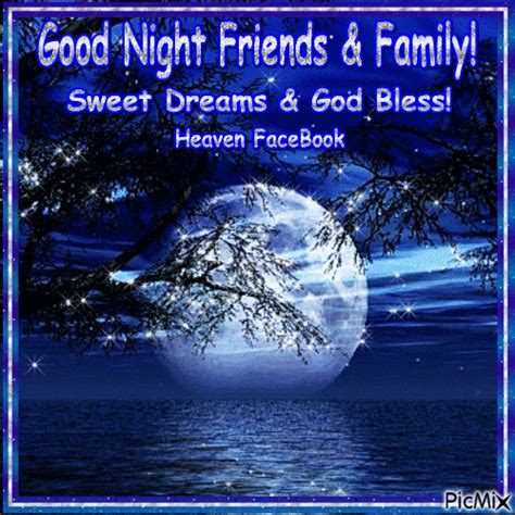 Good Night Blessing Family And Friends. 656