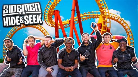 SIDEMEN HIDE & SEEK IN A THEME PARK - YouTube