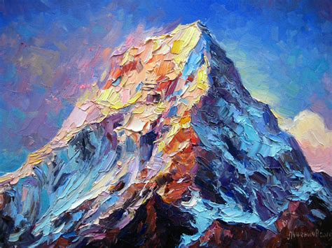 Everest, Painting by Vladimir | Artmajeur