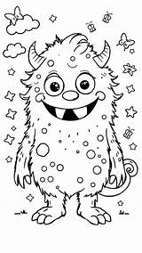 12 Fun Free Printable Monster Coloring Pages For Kids  sketch template