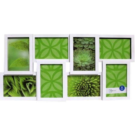 Mainstays 8-Opening Collage Frame, White - Walmart.com White Photo Frames, Collage Picture ...