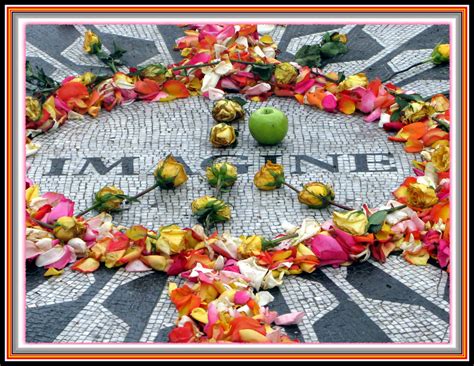 Imagine Mosaic | Memorial to John Lennon, The mosaic in the … | Flickr