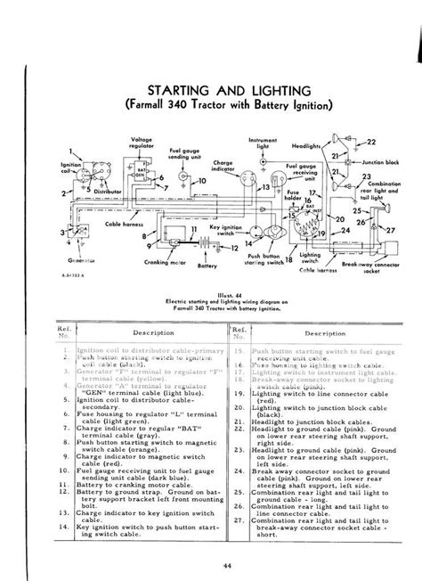 Wire Diagram 340 International Farm Tractor