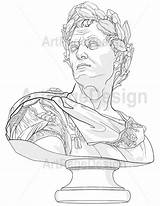 8 coloring Pages Bust Sculpture Head PDF JPG  Etsy sketch template