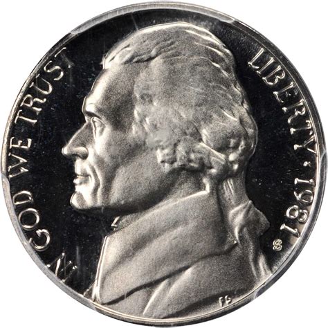 1981-S Type 1 Jefferson Nickel | Sell & Auction Modern Coins