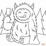 Cute Yeti coloring page  Free Printable Coloring Pages sketch template