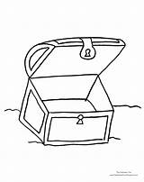 Treasure Chest Coloring Page At GetColoringscom  Free Printable sketch template