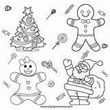 Free Printable Gingerbread Coloring Pages  Classy Mommy sketch template