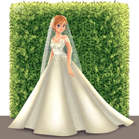 Disney Princesses as Brides Art | POPSUGAR Smart Living