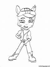 Clawd Wolf Monster High coloring page  Coloring pages sketch template