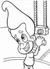 Free Printable Jimmy Neutron Coloring Page  sketch template