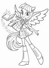MLP Equestria Girls Twilight Sparkle With Wings Coloring Page  Free sketch template