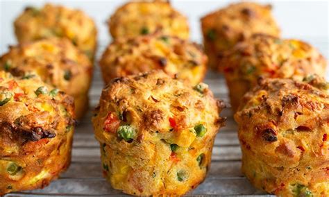 Savoury breakfast muffins | Savory muffins recipes, Savory snacks, Savory breakfast