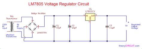 7805 Datasheet Voltage Regulator Ic Pinout And Example Circuits Images