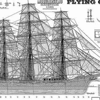 Clipper Sovereign Of The Seas 1853 ship model plans Best Ship Models