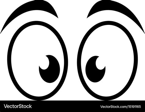 Cartoon eyes icon Royalty Free Vector Image - VectorStock