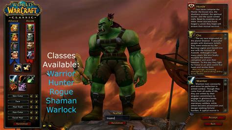 Classic WarCraft Races, with the classes available to each - YouTube