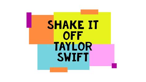 Taylor Swift - Shake it Off (Lyrics) - YouTube