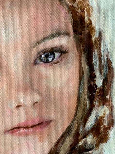 Boho child painting close up | Portrait painting, Portrait acrylic ...