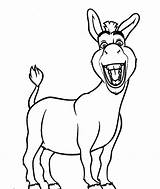 Donkey coloring Pages To Download And print For free sketch template