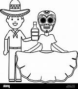 Traditional Mexican Clothing Coloring Sheets Teacher Made  Lupongovph sketch template