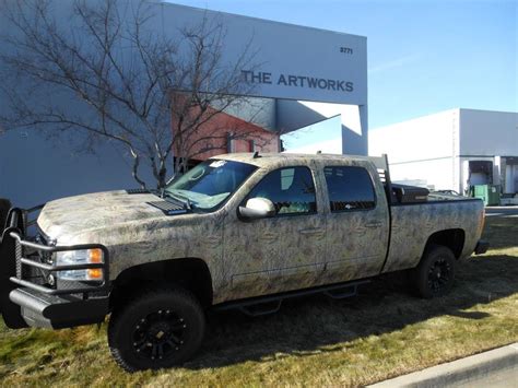 Chevy Silverado Mossy Oak Wrap - Silverado Mossy Oak Camo Wrap