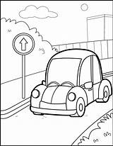 Car On The road coloring Pages  Hellokidscom sketch template
