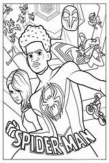 Spider man Across The Coloring Sheet  Free Printable Pages sketch template
