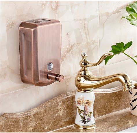 Stainless Steel Soap Dispenser 1L Bronze – Beitzone